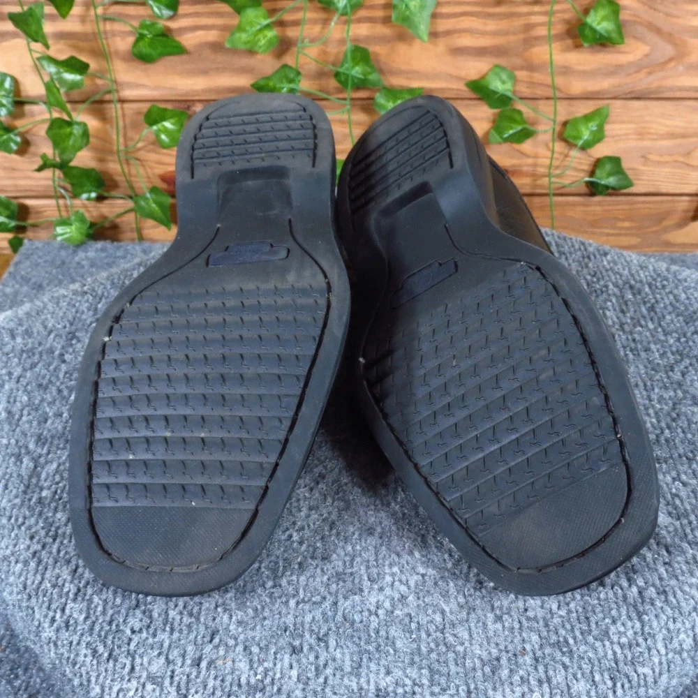 Stafford‎ Tyler Men Loafer Size 9.5 M Business Casual Dress Shoes Black Leather